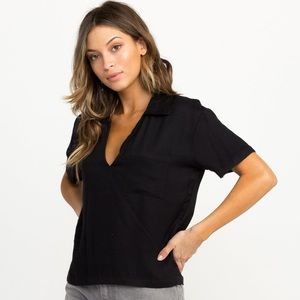 RVCA Extract V-Neck Top